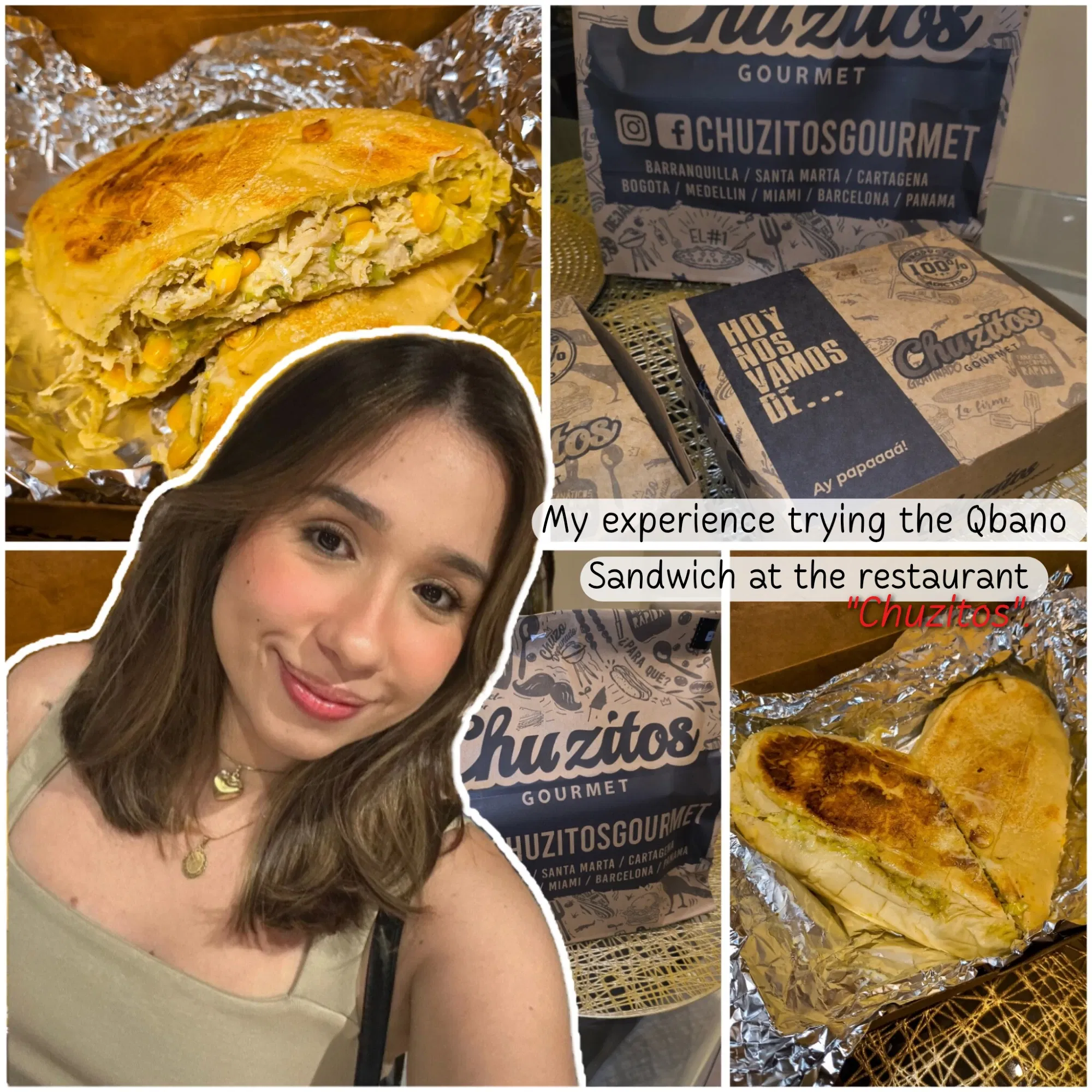 Mi experiencia probando el sándwich Qbano del restaurante "Chuzitos Gourmet" 🙋🏻‍♀️🥪✨ [ESP-ENG] 