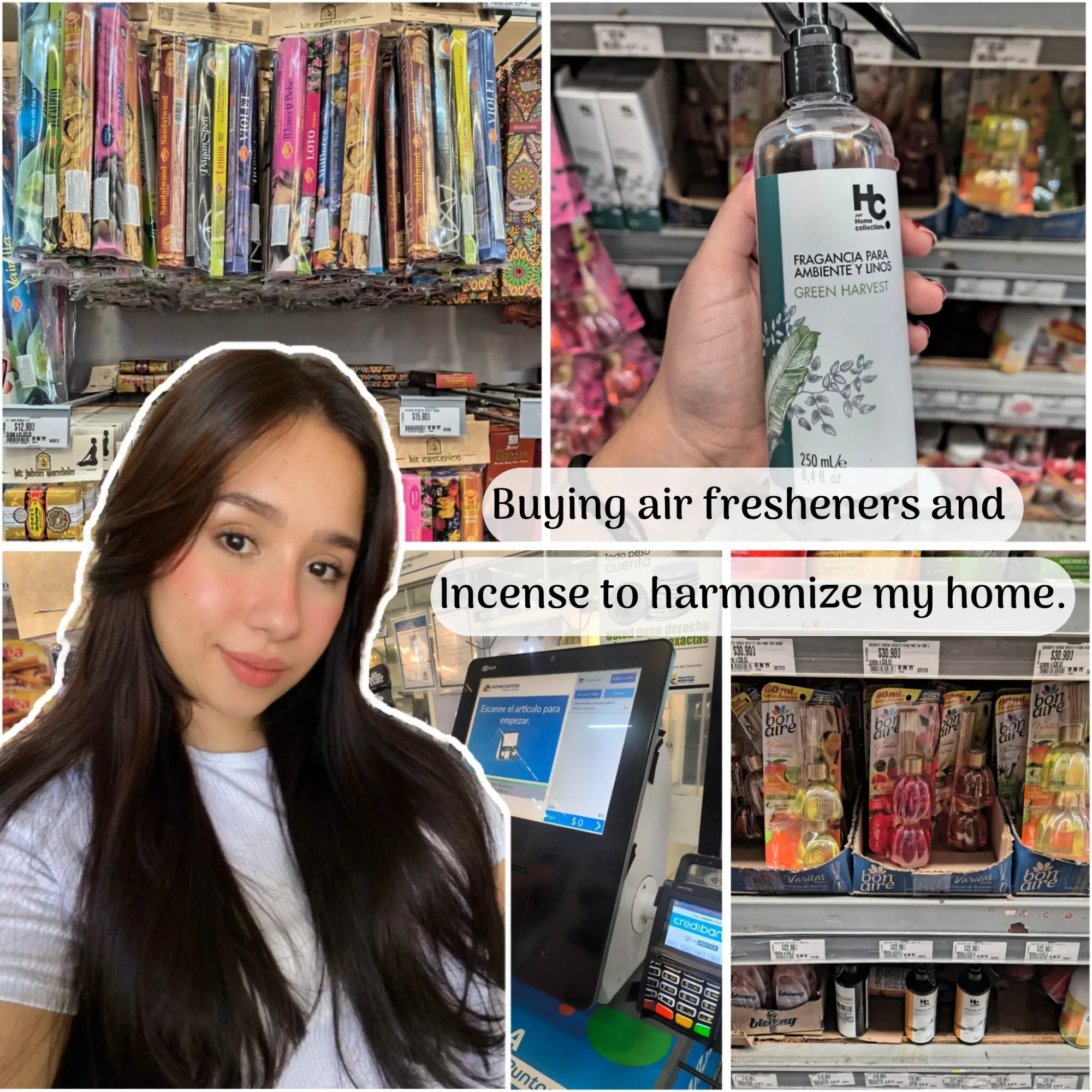 Comprando ambientadores e inciensos para armonizar mi hogar 🌿🧘🏻‍♀️🕯️| 📍 Homecenter. [ESP-ENG]