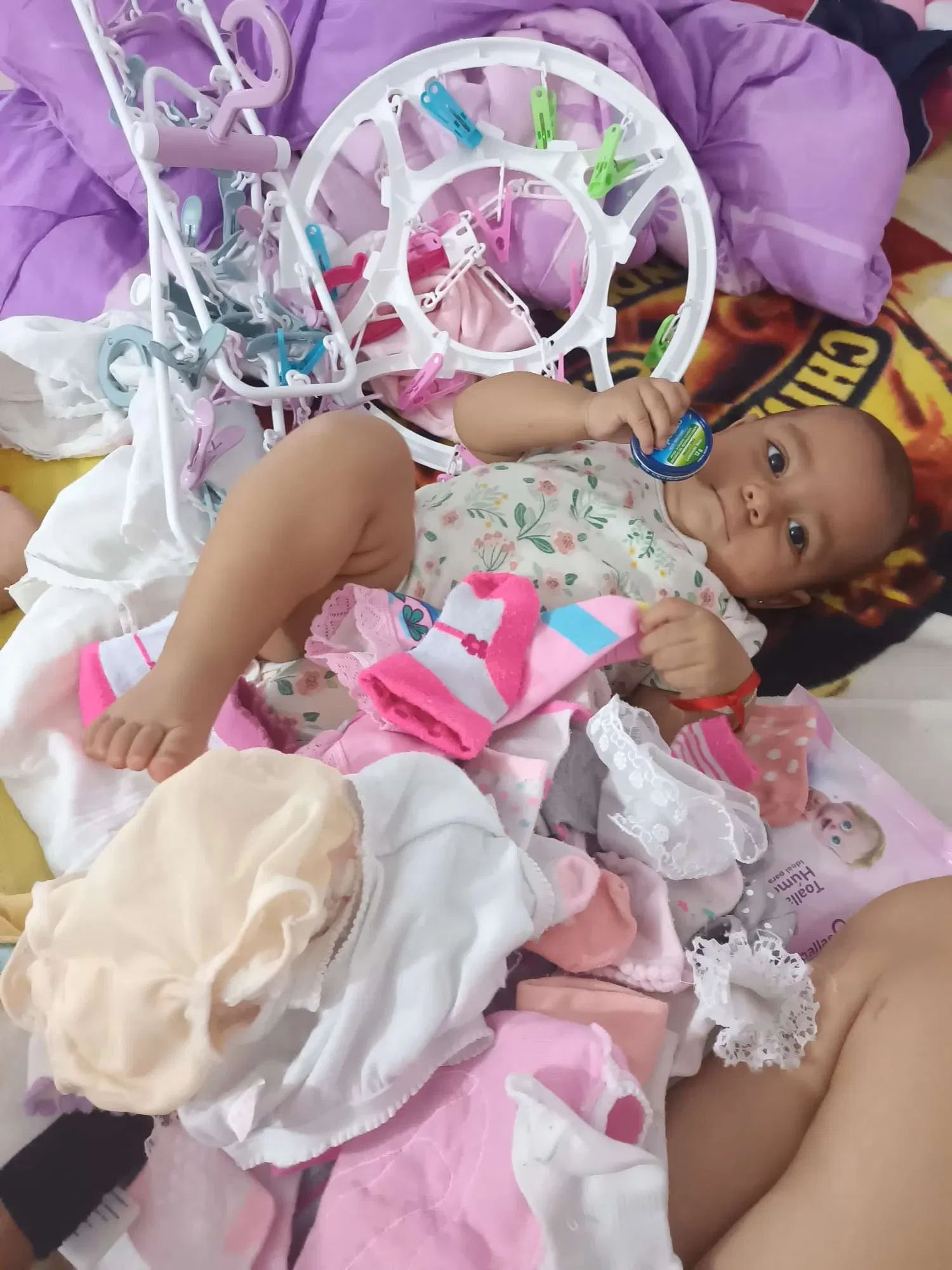 [ESP-ING]El reto de ordenar el cuarto con una bebé de 8 meses /  The challenge of tidying the room with an 8-month-old baby /  