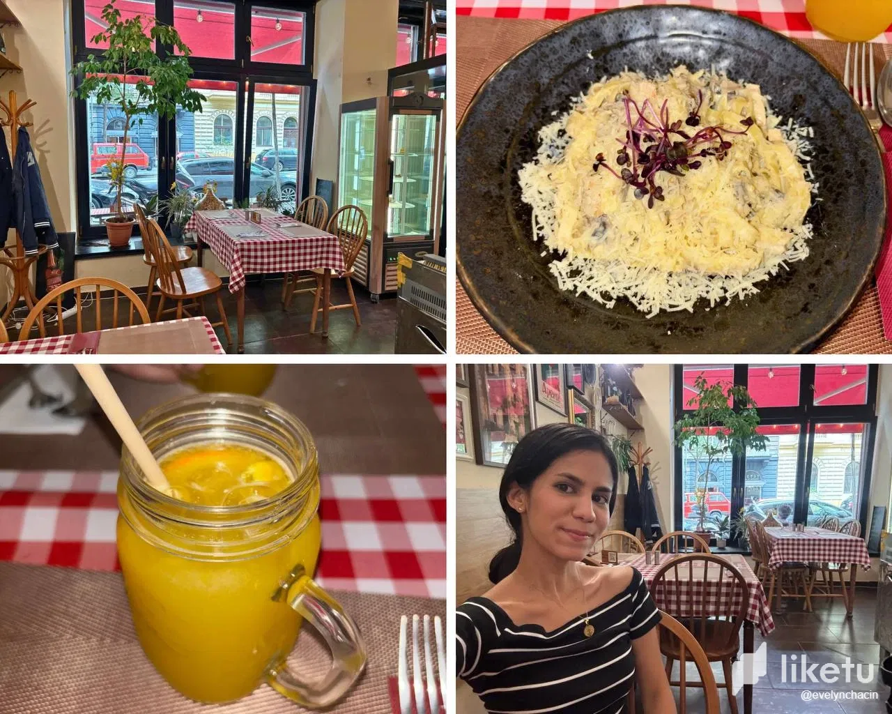 Restaurante italiano, Korunní en Praga [ESP/ENG]