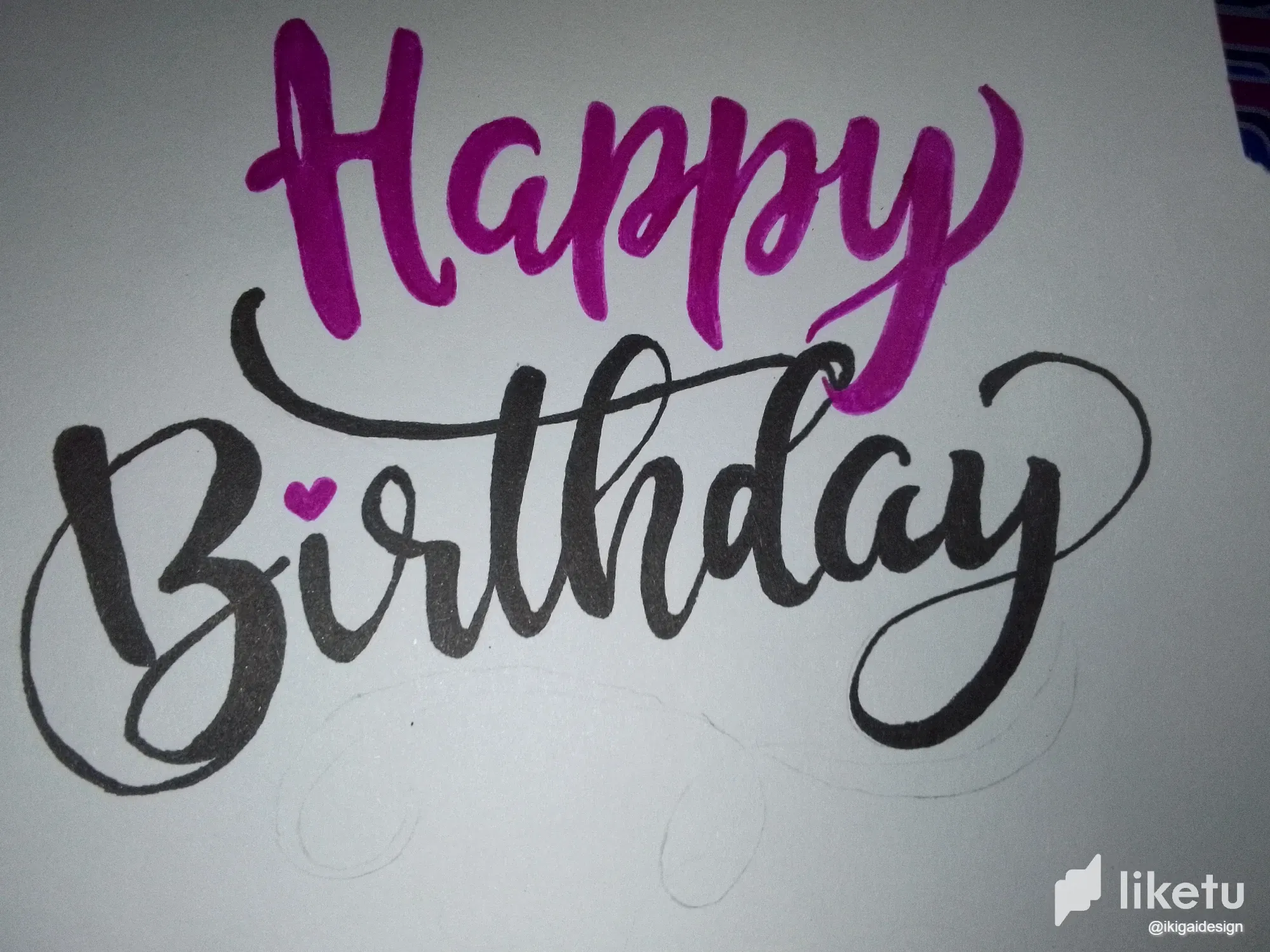 Happy Birthday to me: Art Lettering / Day 7