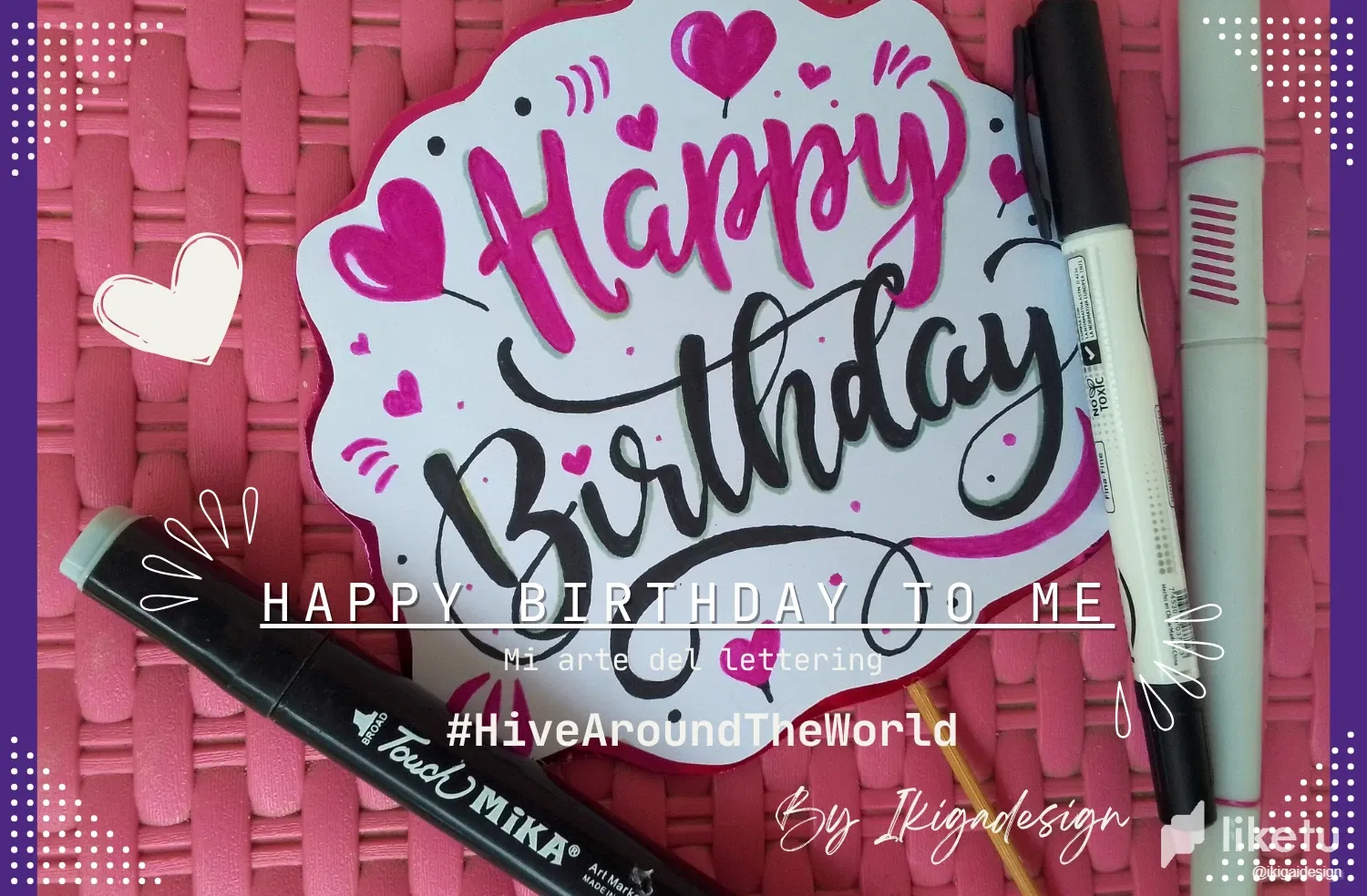 Happy Birthday to me: Art Lettering / Day 7
