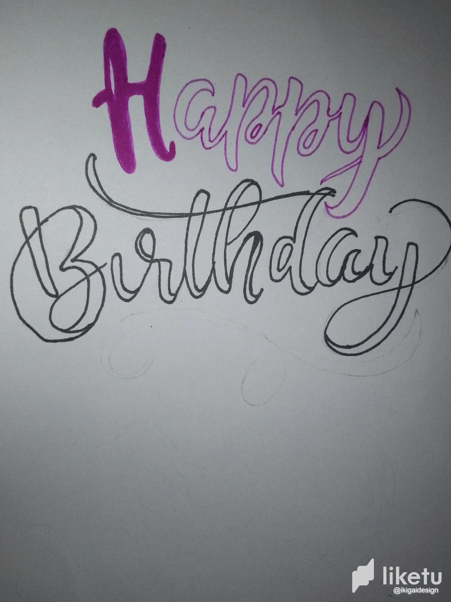 Happy Birthday to me: Art Lettering / Day 7