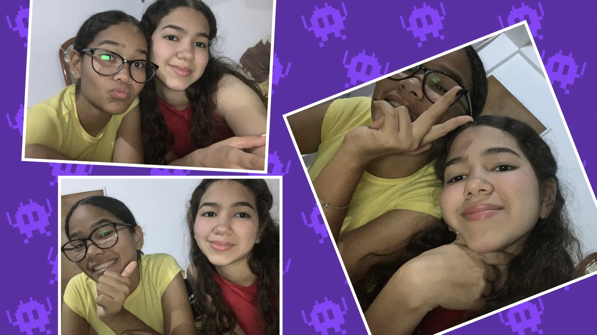 (Esp-Ing) "Viendo la final de la Nations League junto a mi linda hermana.❤️⚽"/ "Watching the Nations League final with my beautiful sister. ❤️☺️"