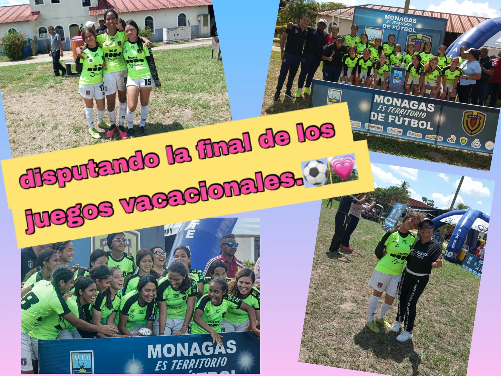 mTHIfDYrcJb…
Payout: 0.030 HBD(Esp-Ing) “Jugando la final de los juegos vacacionales.⚽️💗🤗” / “Playing the final of the holiday games.⚽️💗🤗”
2025-08-16 06:10<liketuimages> <center> ![DzDEi4ZyOMak5QJO_incollage_save.png