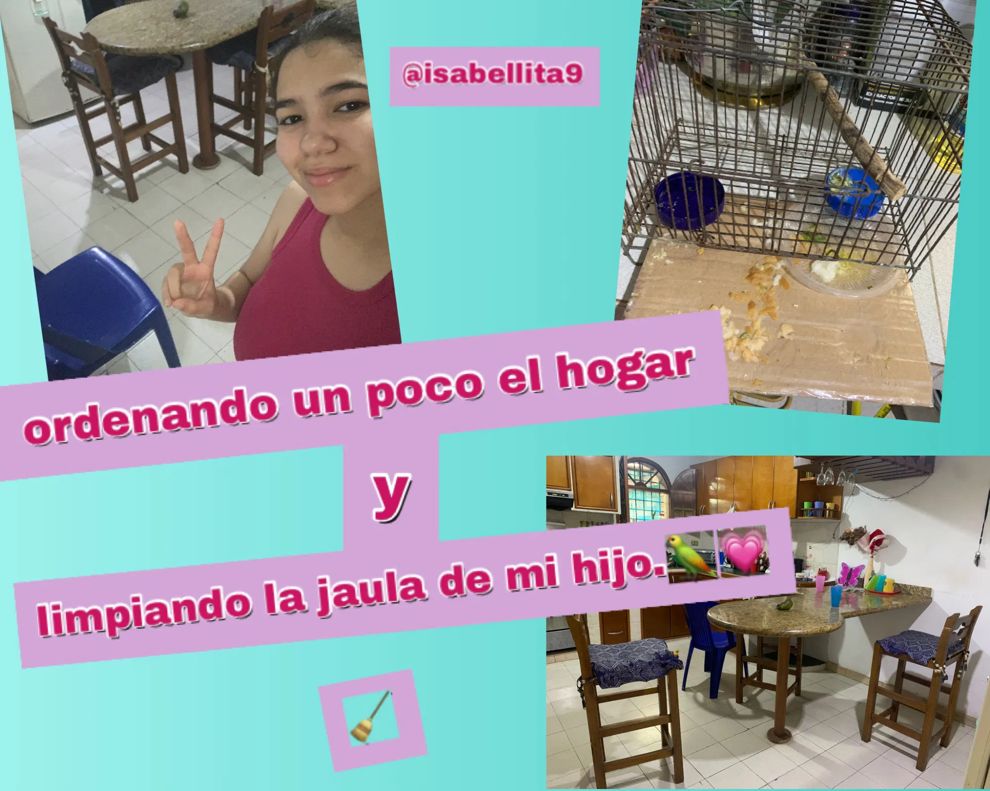 uN0ZRhSlLLM…
Payout: 0.000 HBD(Esp-Ing) “Ordenando un poco el hogar y limpiando la jaula de mi hijo.🦜💗” / “Tidying up the house and cleaning my son's cage.🦜💗”
2025-08-20 05:09<liketuimages> <center> ![SsglPSg1uJknC2Y9_incollage_save.png