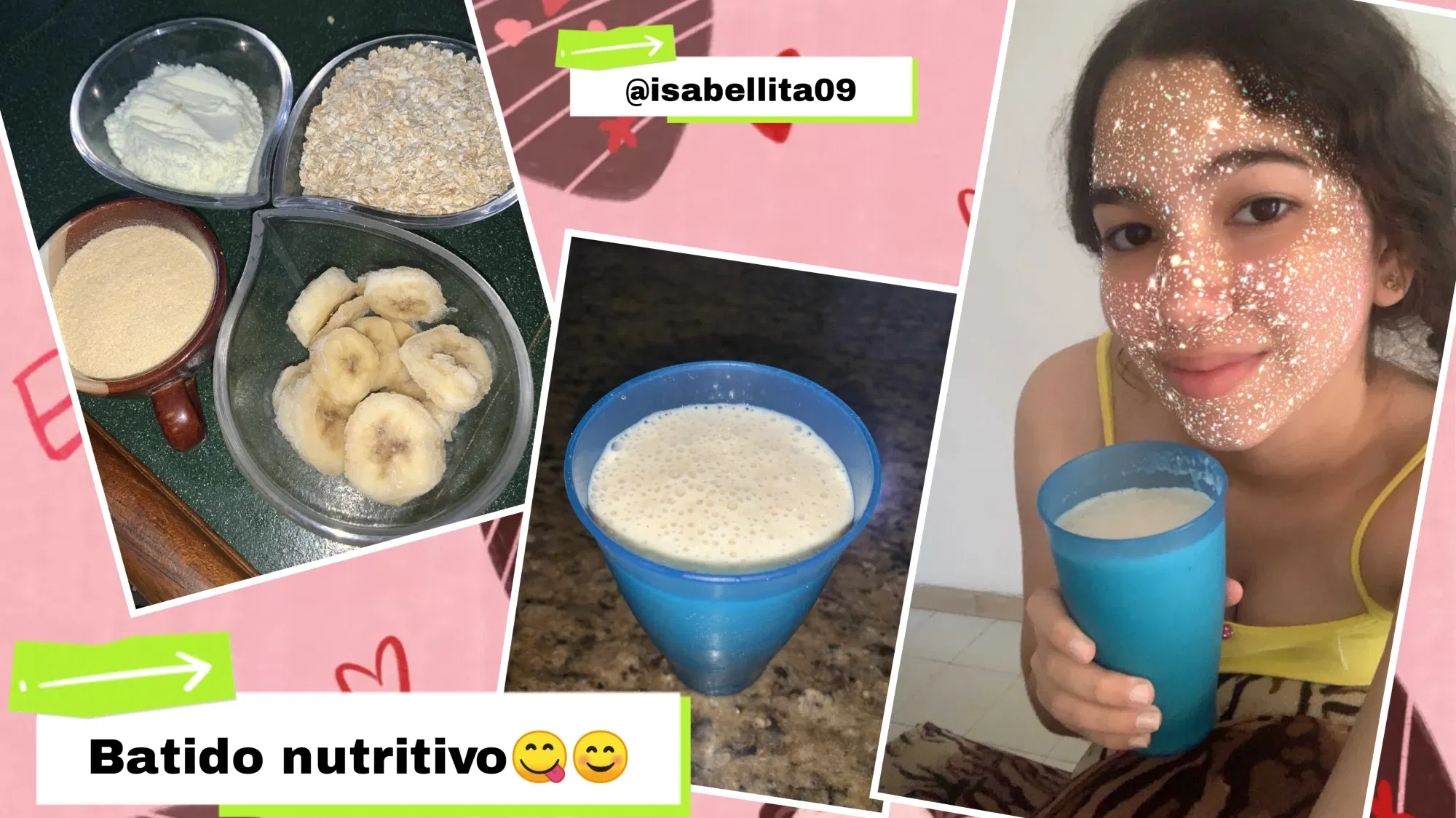 (Esp-Ing) "Delicioso batido nutritivo.😋🤗"/ "Delicious nutritious smoothie.😋😊"