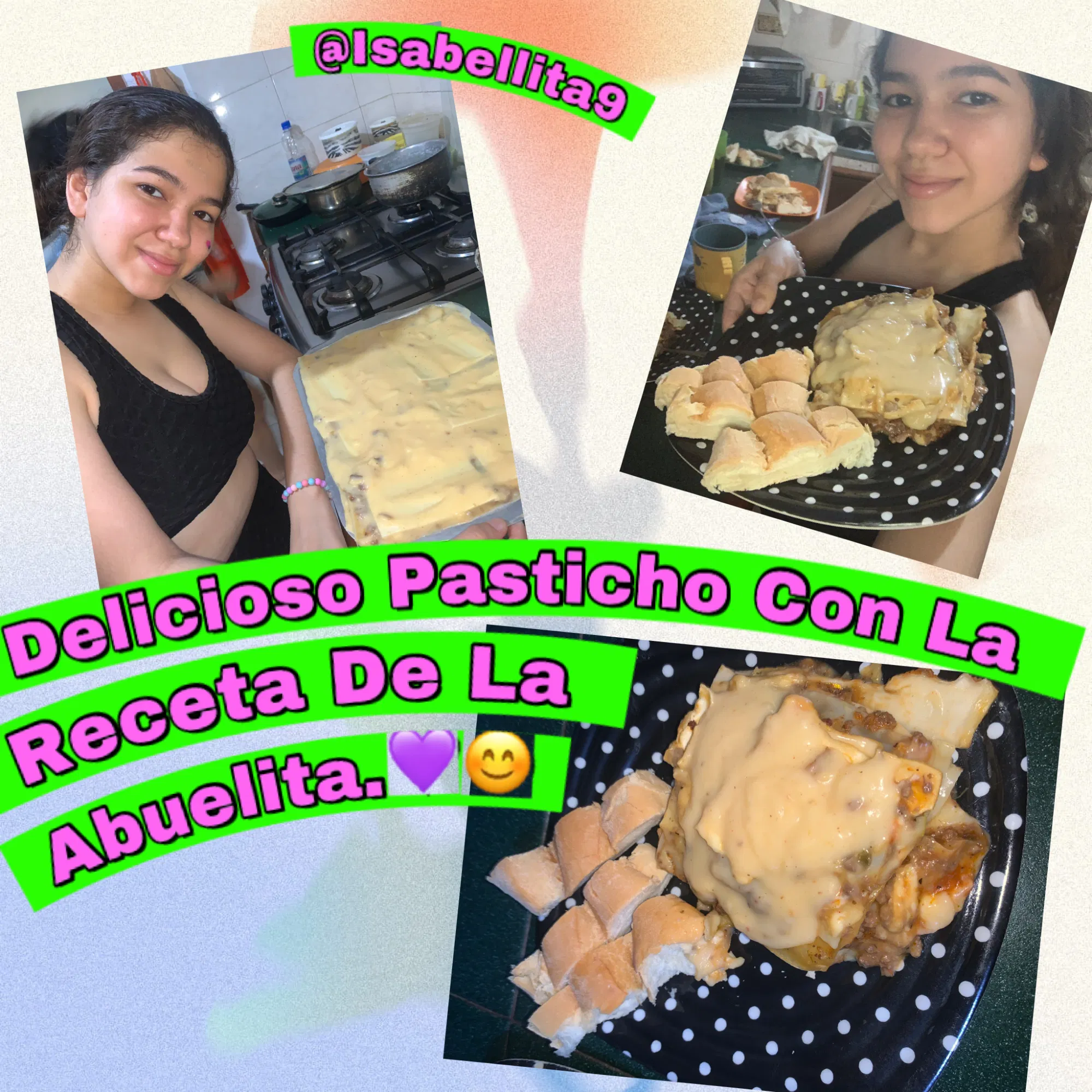 yKmm91szRU…
Payout: 0.000 HBD(Esp-Ing) “Delicioso pasticho con la receta de la abuela.😊💜” / “Delicious pasticho made with grandma's recipe.😊💜”
2025-10-10 06:22<liketuimages> <center> ![cZRObfYP4u2LtKaj_incollage_save.png