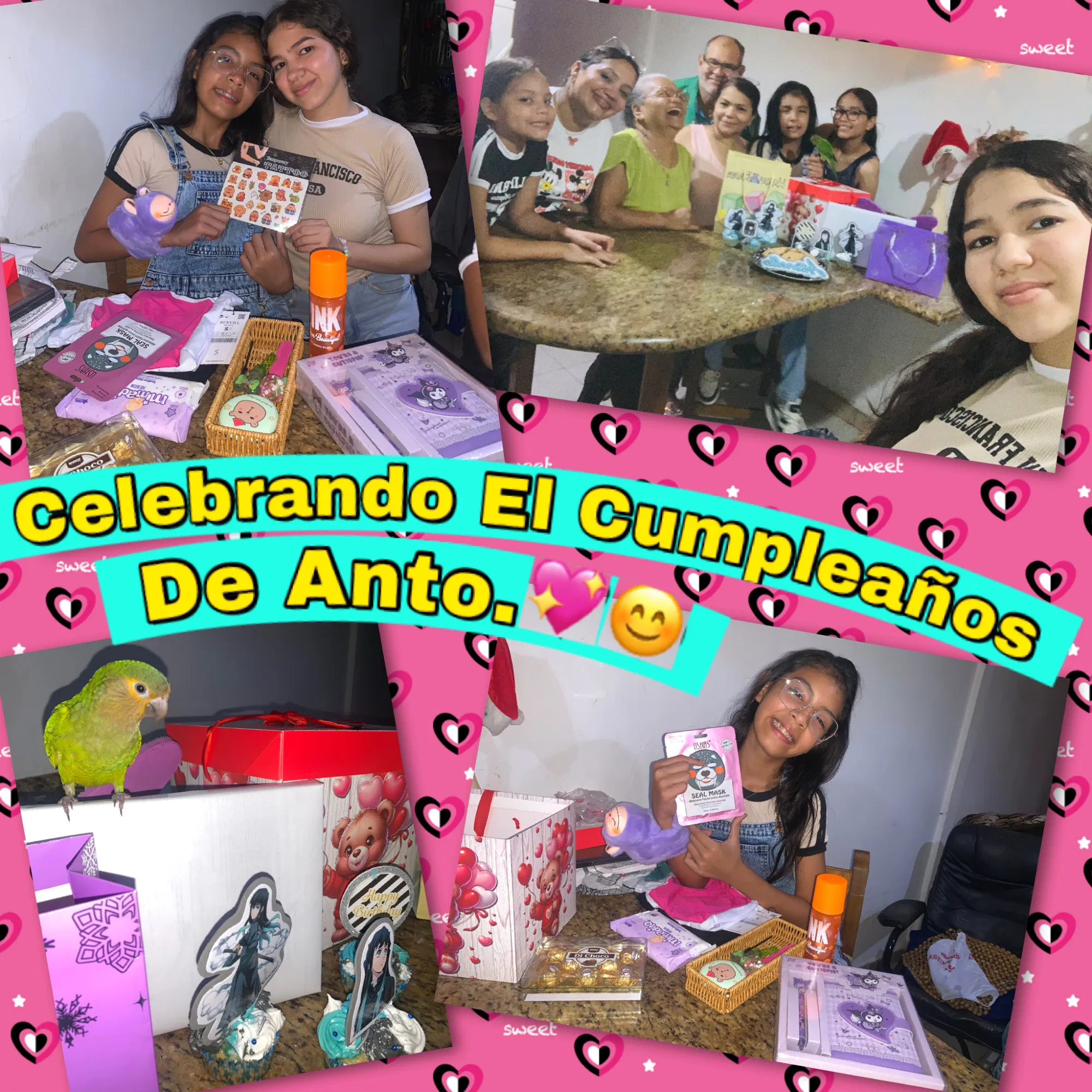 hLHNmjL8BLvc…
Payout: 0.000 HBD(Esp-Ing) ”Celebrando el cumpleaños de Anto.💖😊” / “Celebrating Anto's birthday.💖😊”
2025-10-15 05:06<liketuimages> <center> ![zZzcVyS4fUIIjVzP_incollage_save.png