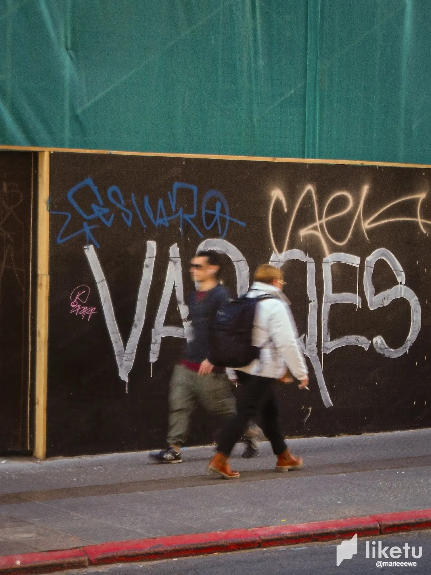 People walking in Montevideo