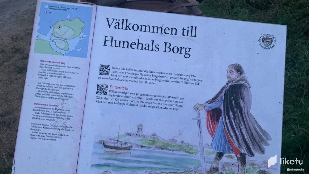 Visited an old castle site, that is now long gone