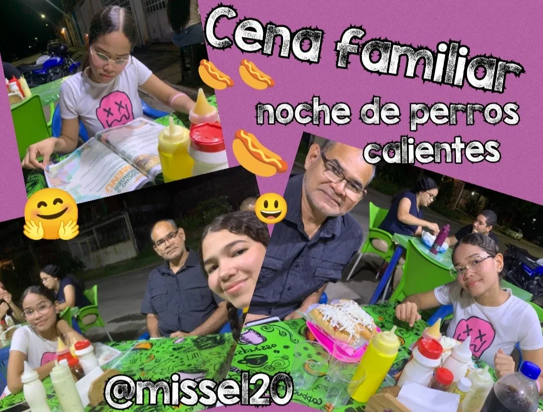 (Esp-Eng) Cena especial con mi familia❤️, un buen compartir con perros calientes 🌭🤗