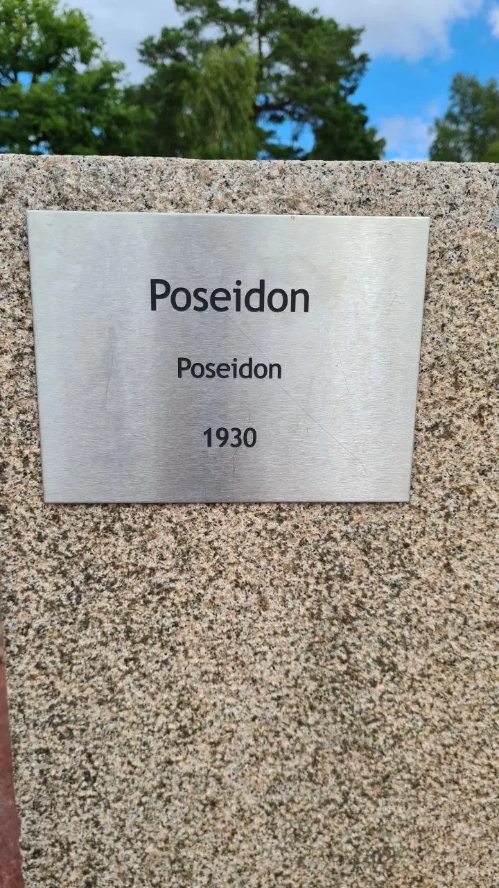 Poseidon by Carl Milles - MILLESGÅRDEN MUSEUM  in Srockholm  - 08012021