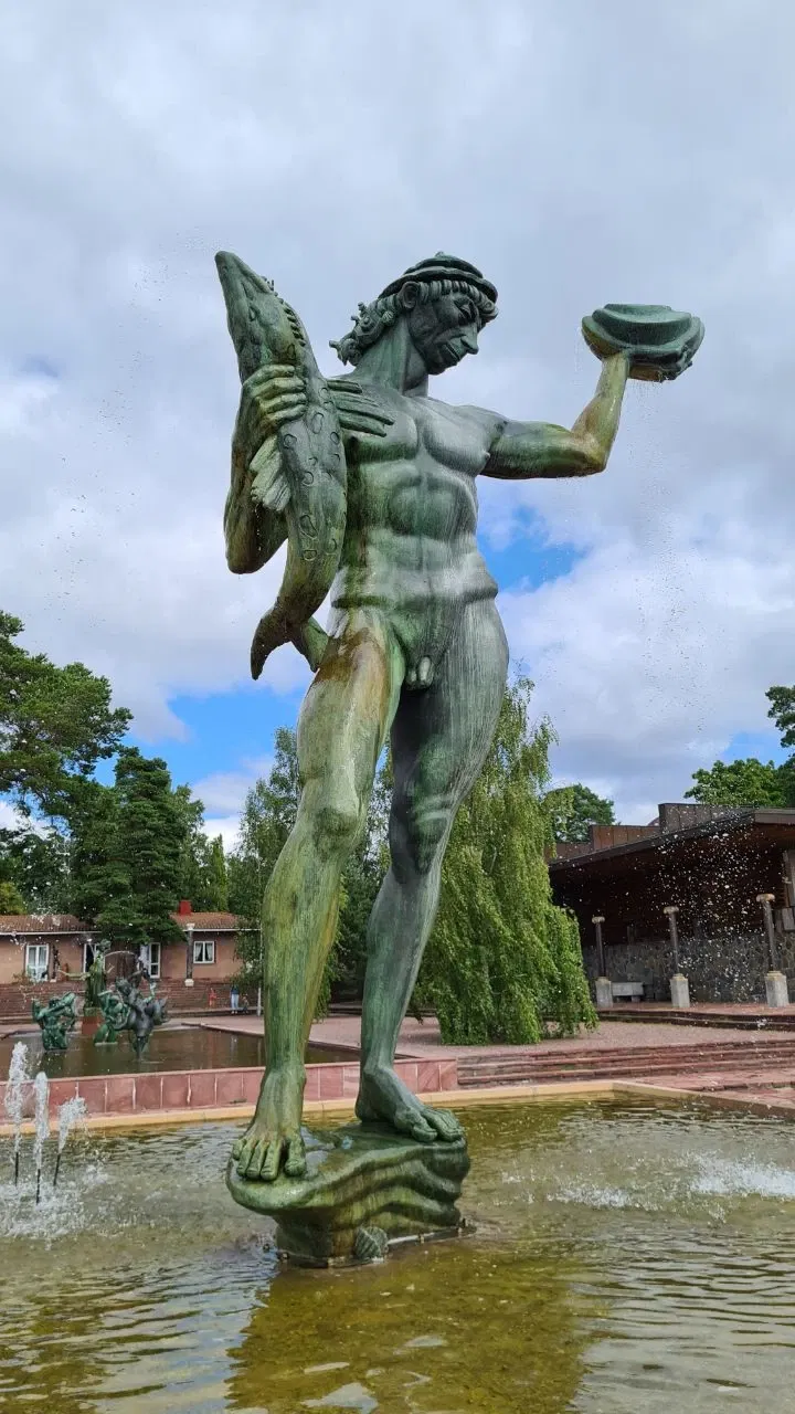 Poseidon by Carl Milles - MILLESGÅRDEN MUSEUM  in Srockholm  - 08012021