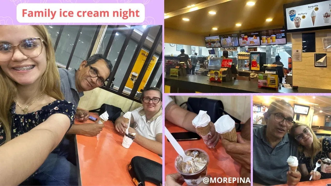 Family ice cream night [ENG/ESP]