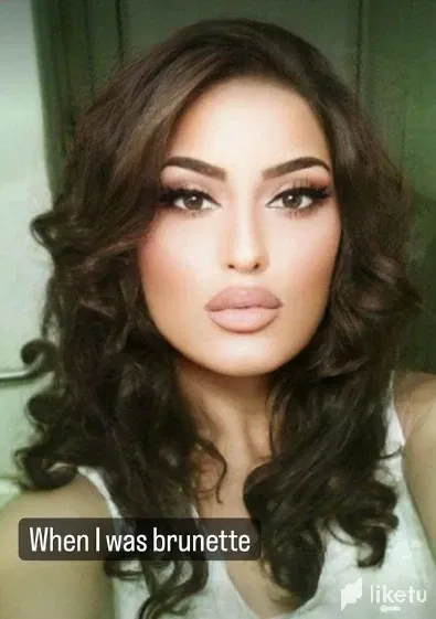 When I was a brunette