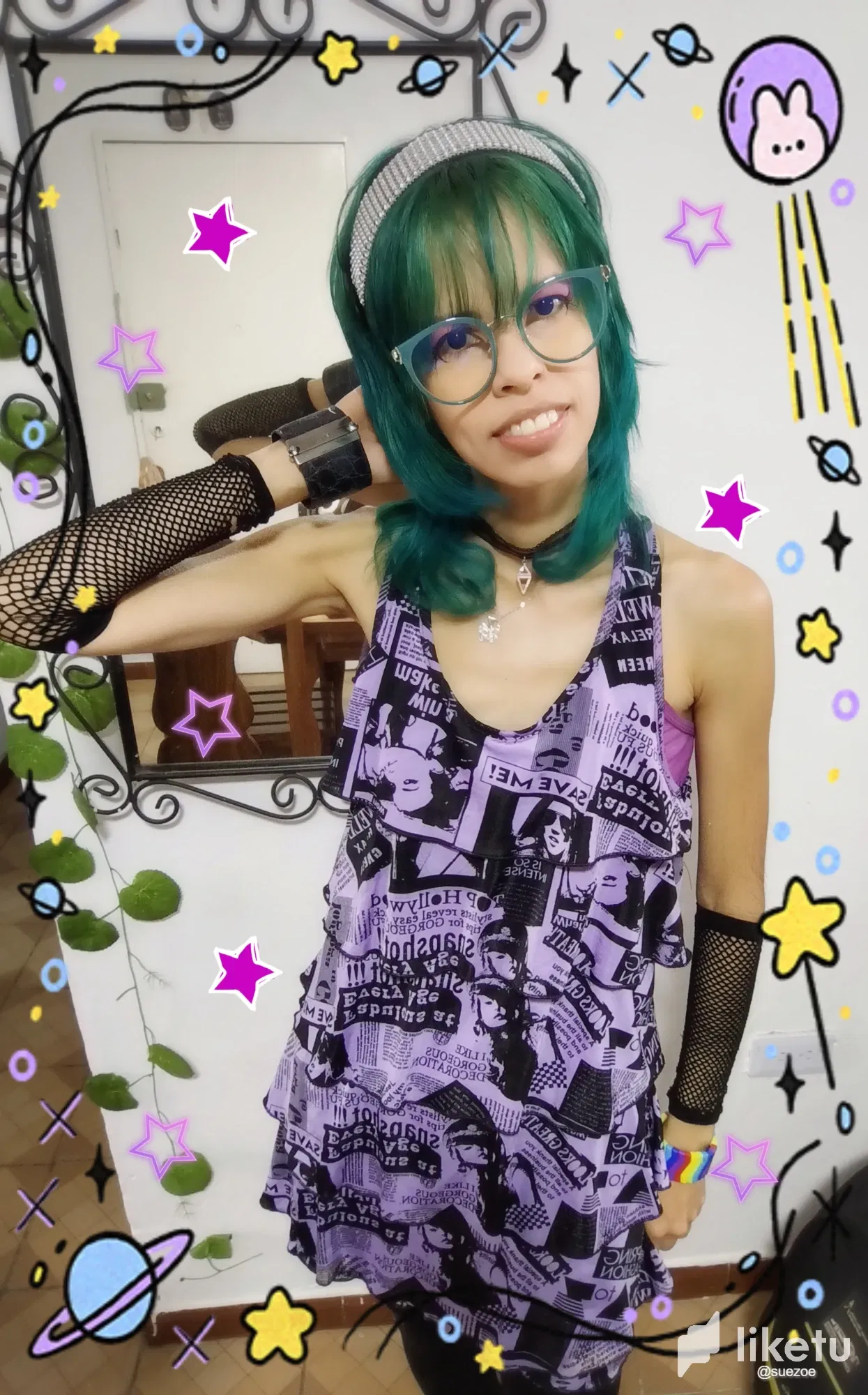 (ENG/ESP) 📸✨💚💜 The outfit that got me called "Hulk's sister" / El outfit con el que me llamaron "La hermana de Hulk" 📸✨💚💜 